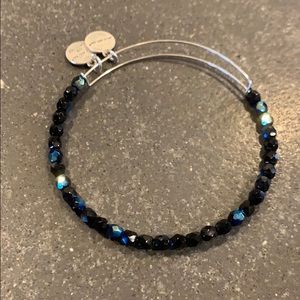 ALEX AND ANI Dark Blue Beaded Bracelet